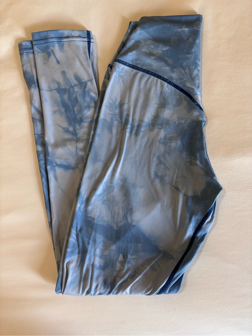 Balance Athletica Blue Wash Tie-Dye Leggings